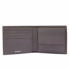 Balenciaga Men's Logo Billfold Wallet in Dark Grey