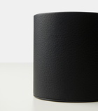 Michaël Verheyden Large leather pen pot