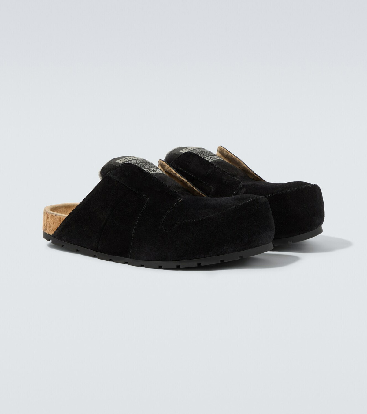 Balenciaga Dumbo suede slides