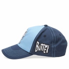 Butter Goods Men's x Peanuts Spike 5 Panel Cap in Navy/Light Blue 