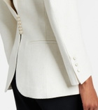 Róhe Satin-trimmed blazer