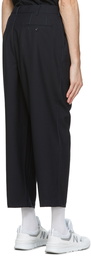 Comme des Garçons Homme Navy Tropical Wool Trousers