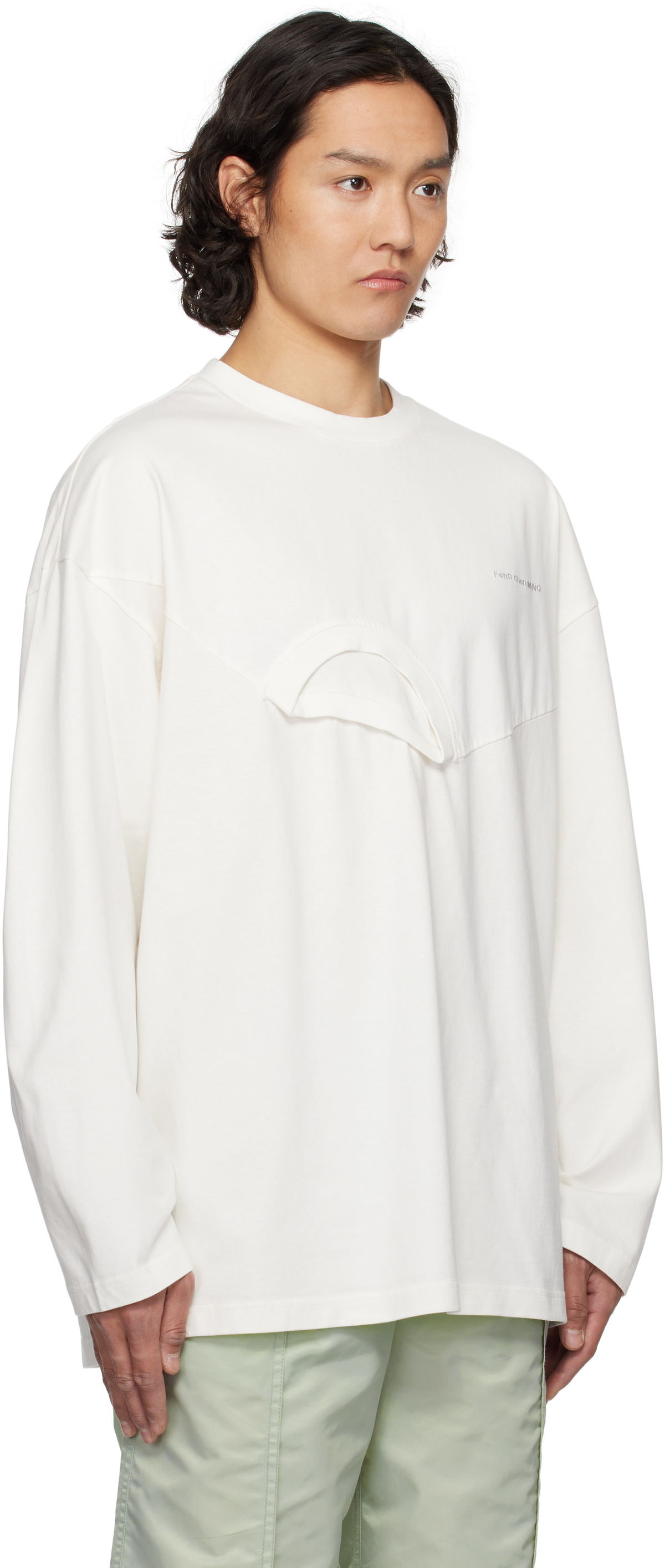 Feng Chen Wang White Oversized 2in1 T-shirt