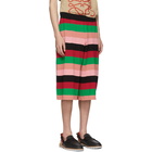 Loewe Multicolor Knit Stripe Shorts