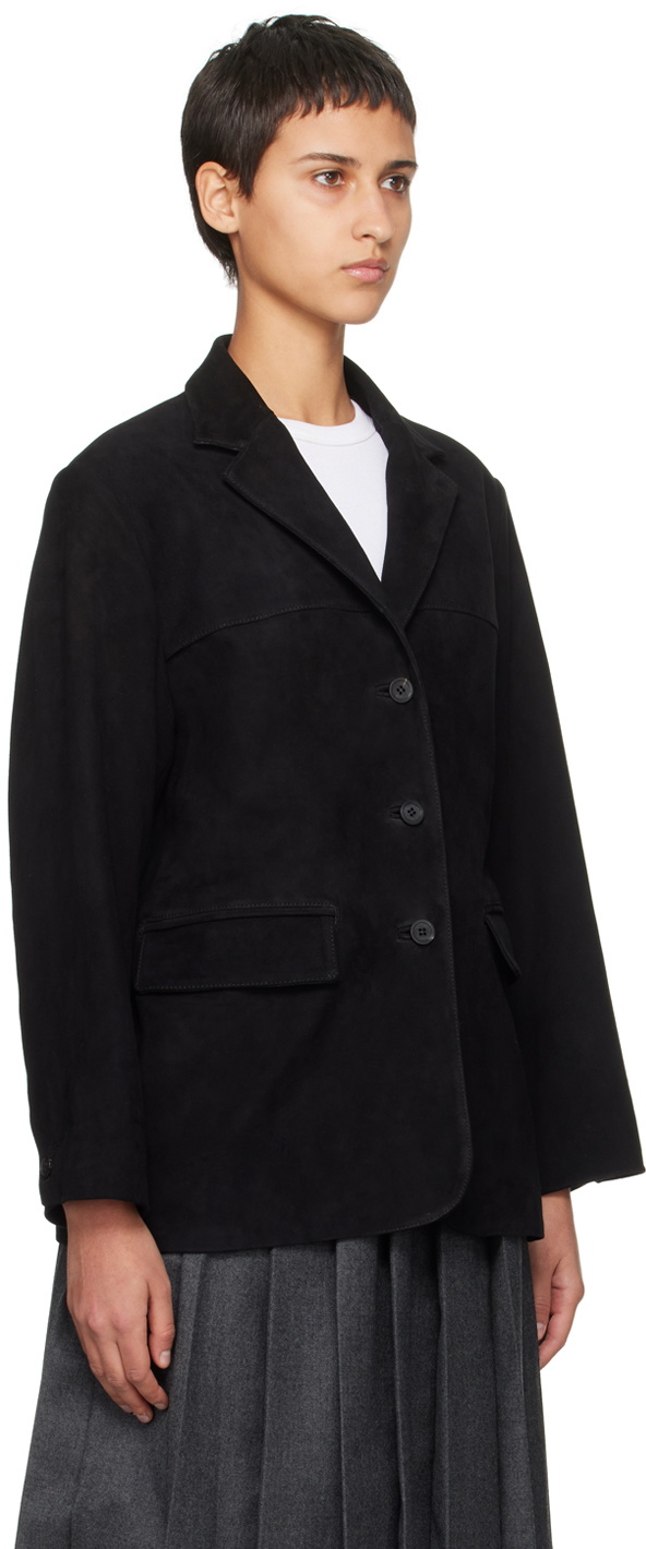 Nothing Written Black Norman Leather Jacket