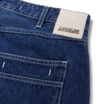 Jacquemus - Le De Nîmes Fleurs Wide-Leg Panelled Denim Jeans - Blue