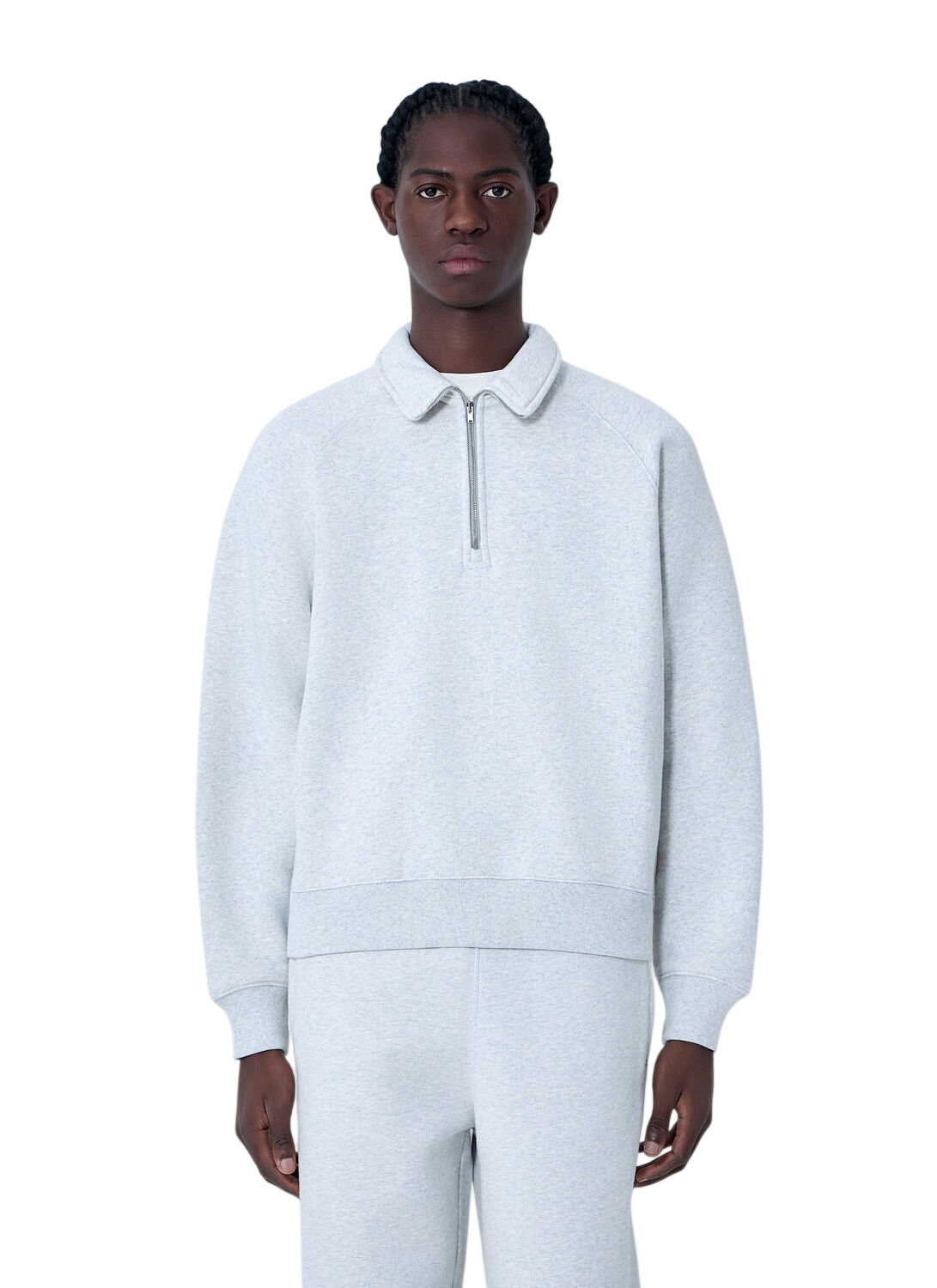 Stüssy - Zebra-Print Fleece Half-Zip Sweatshirt - Off-white Stussy