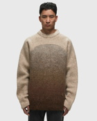 Erl Gradient Rainbow Sweater Knit Brown/Beige - Mens - Pullovers
