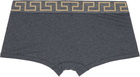 Versace Underwear Three-Pack Multicolor Greca Border Boxer Briefs