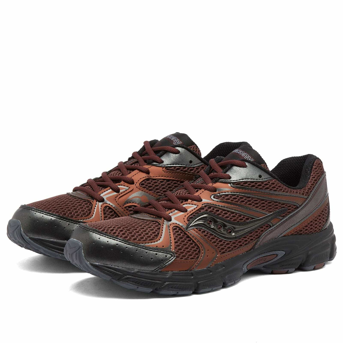Saucony Ride Millennium in Brown/Metallic