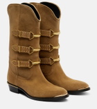Isabel Marant Mexia 35 suede cowboy boots
