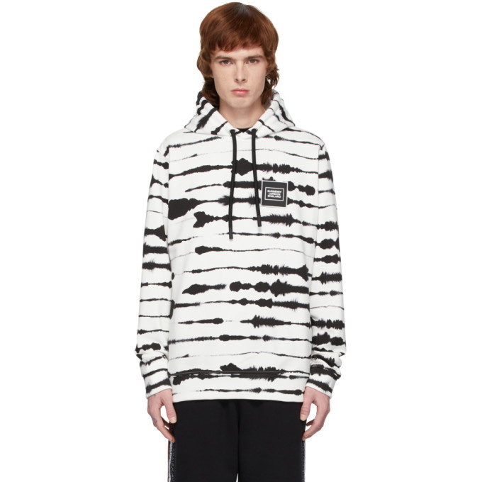 Photo: Burberry White and Black Watercolor Hoodie