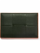 Bottega Veneta - Cassette Intrecciato Full-Grain Leather Cardholder - Black