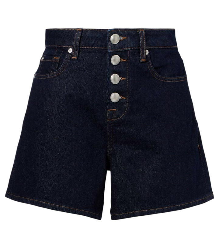 Photo: 7 For All Mankind Kori high-rise denim shorts
