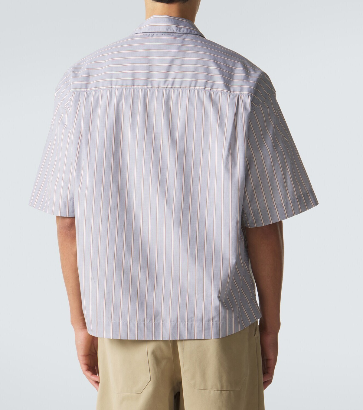 Studio Nicholson Sanko striped cotton shirt