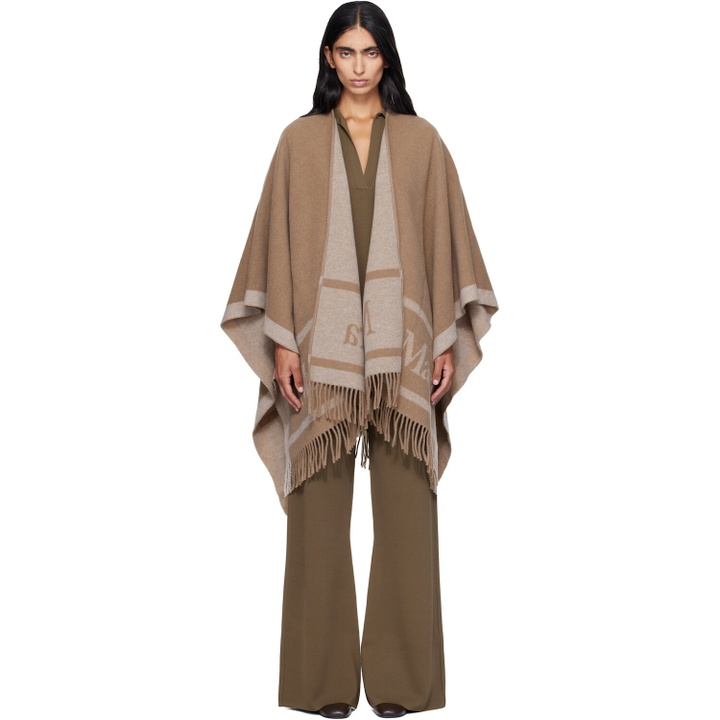 Photo: Max Mara Brown Hildestole Scarf