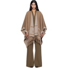 Max Mara Brown Hildestole Scarf