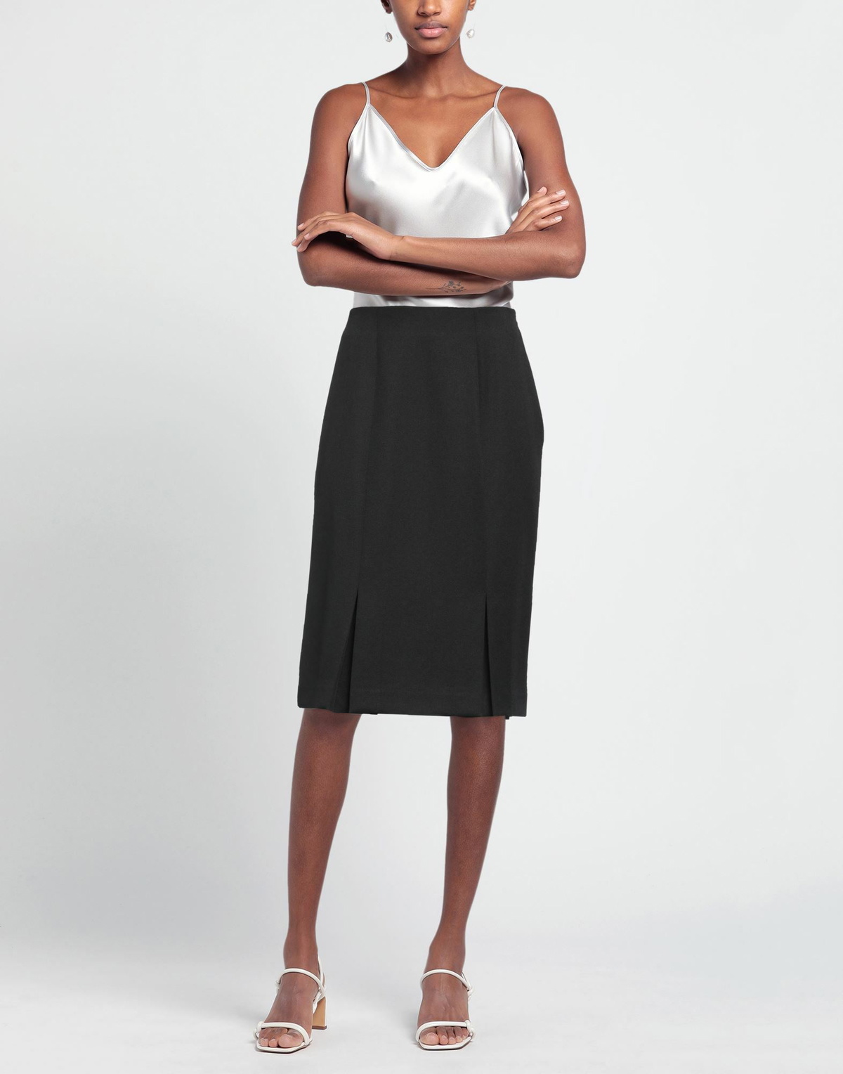 Raf Simons Womens Midi skirt in Black