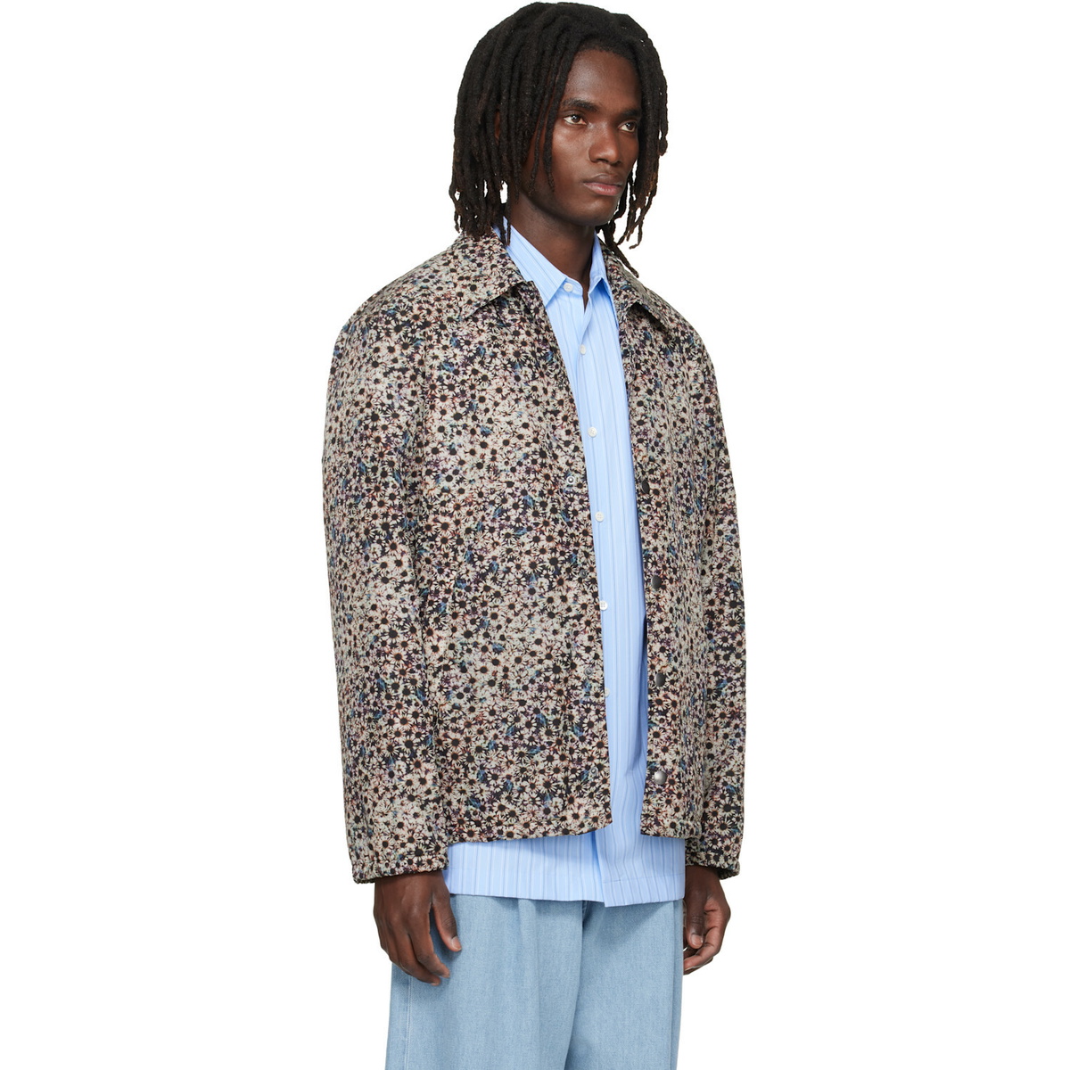 Dries Van Noten Multicolor Floral Jacket