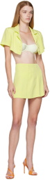 Mirror Palais Green High Waist Miniskirt