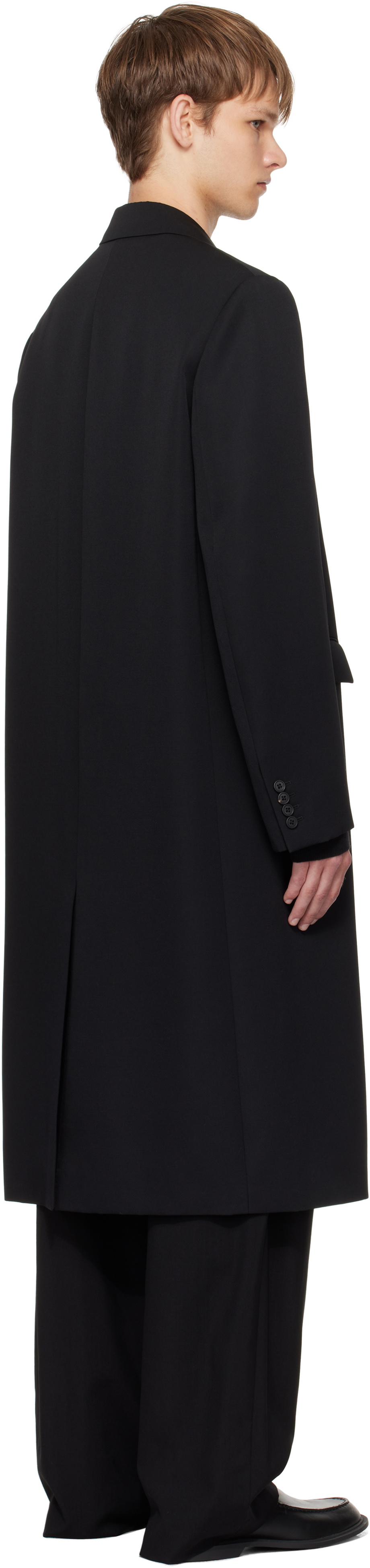 The Row Black Compa Coat