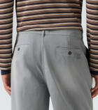 Miu Miu Cotton twill wide-leg pants