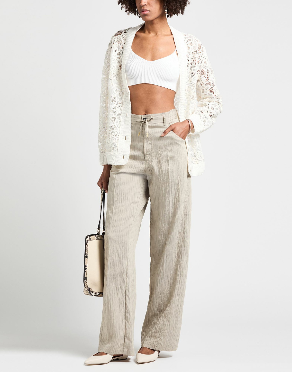 Darkpark Womens Pants in Beige