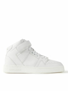 SAINT LAURENT - Greenwich Leather High-Top Sneakers - White