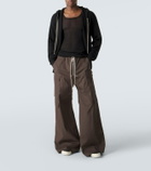 Rick Owens Ribbed-knit virgin wool hoodie