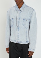 Ymc Loft Panelled Denim Jacket Indigo