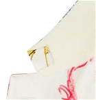 Alexander McQueen - Slim-Fit Floral-Print Silk and Wool-Blend Suit Jacket - Neutrals
