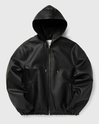 Arte Antwerp Hoodie Leather Jacket Black - Mens - Bomber Jackets