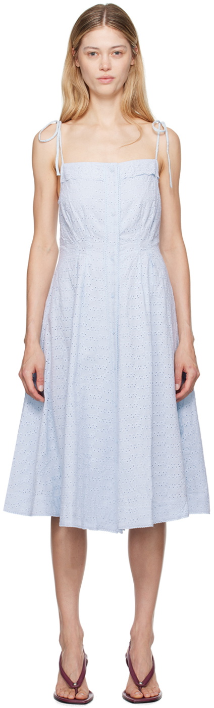 GUIZIO Black Leah Midi Dress GUIZIO