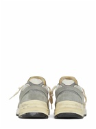 GOLDEN GOOSE - 30mm Running Dad Leather Sneakers