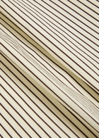 Staud Procida Striped Stretch-cotton Skirt White