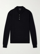 A.P.C. - Riou Virgin Wool Polo Shirt - Black