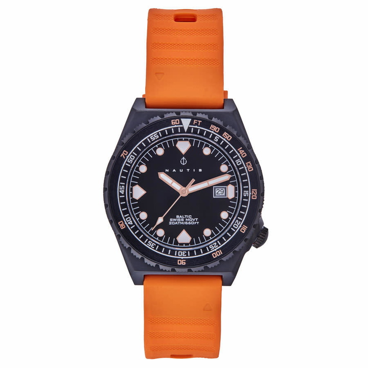 Photo: Nautis Baltic Black Dial Mens Watch NAUN104-6