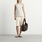 ST. Agni Women's Woven Large Tote in Chocolate 