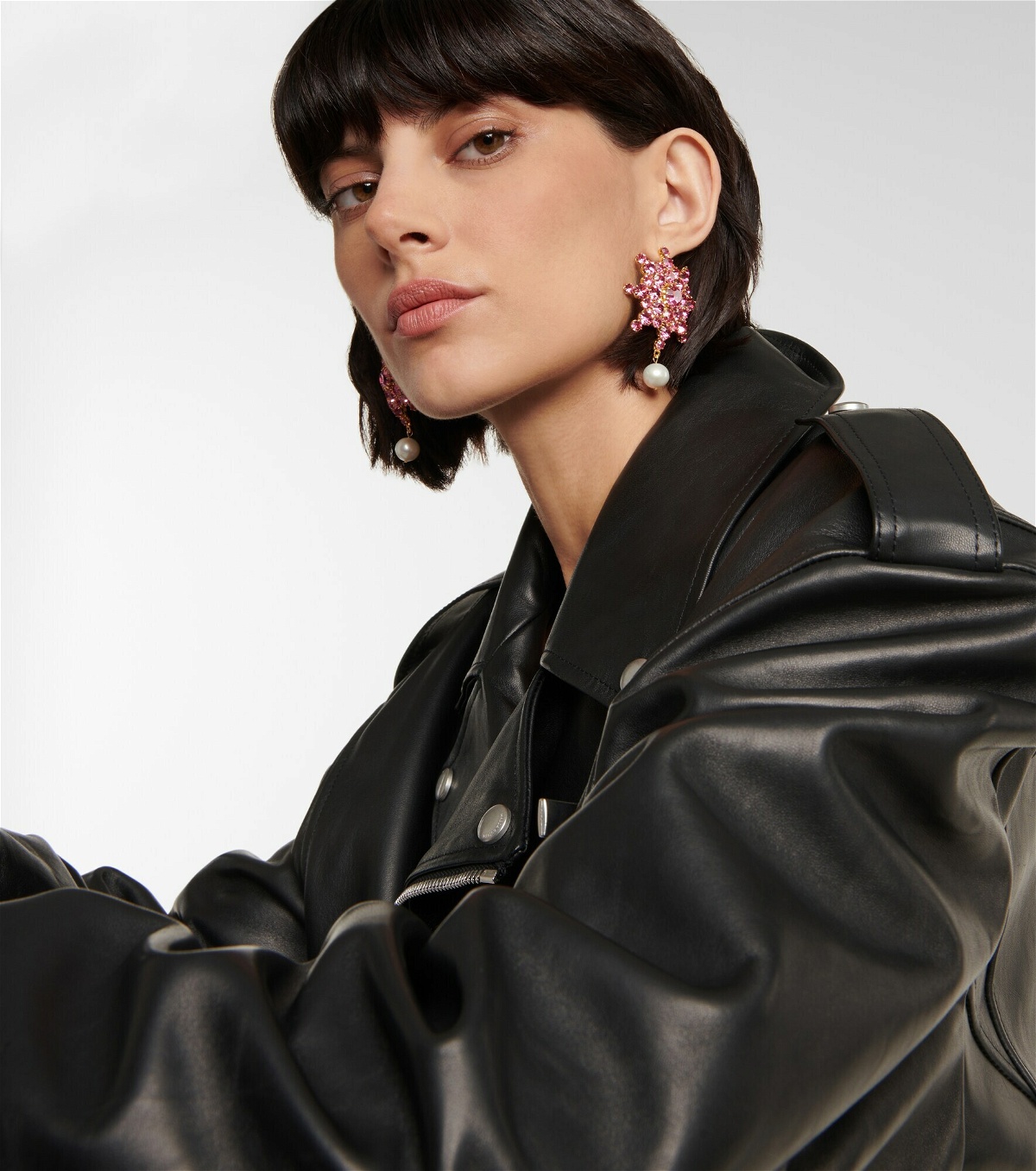 Magda Butrym - Embellished earrings with pearls Magda Butrym