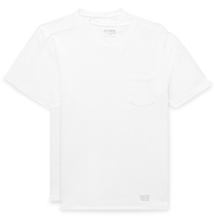 Photo: Wacko Maria - Two-Pack Cotton-Jersey T-Shirt - White