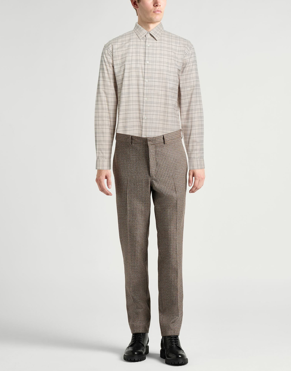 Theory Mens Shirt in Beige