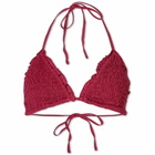 Frankies Bikinis Women's Tiana Bikini Top in Bordeaux