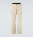 Bogner Corbin belted ribbed-knit ski pants