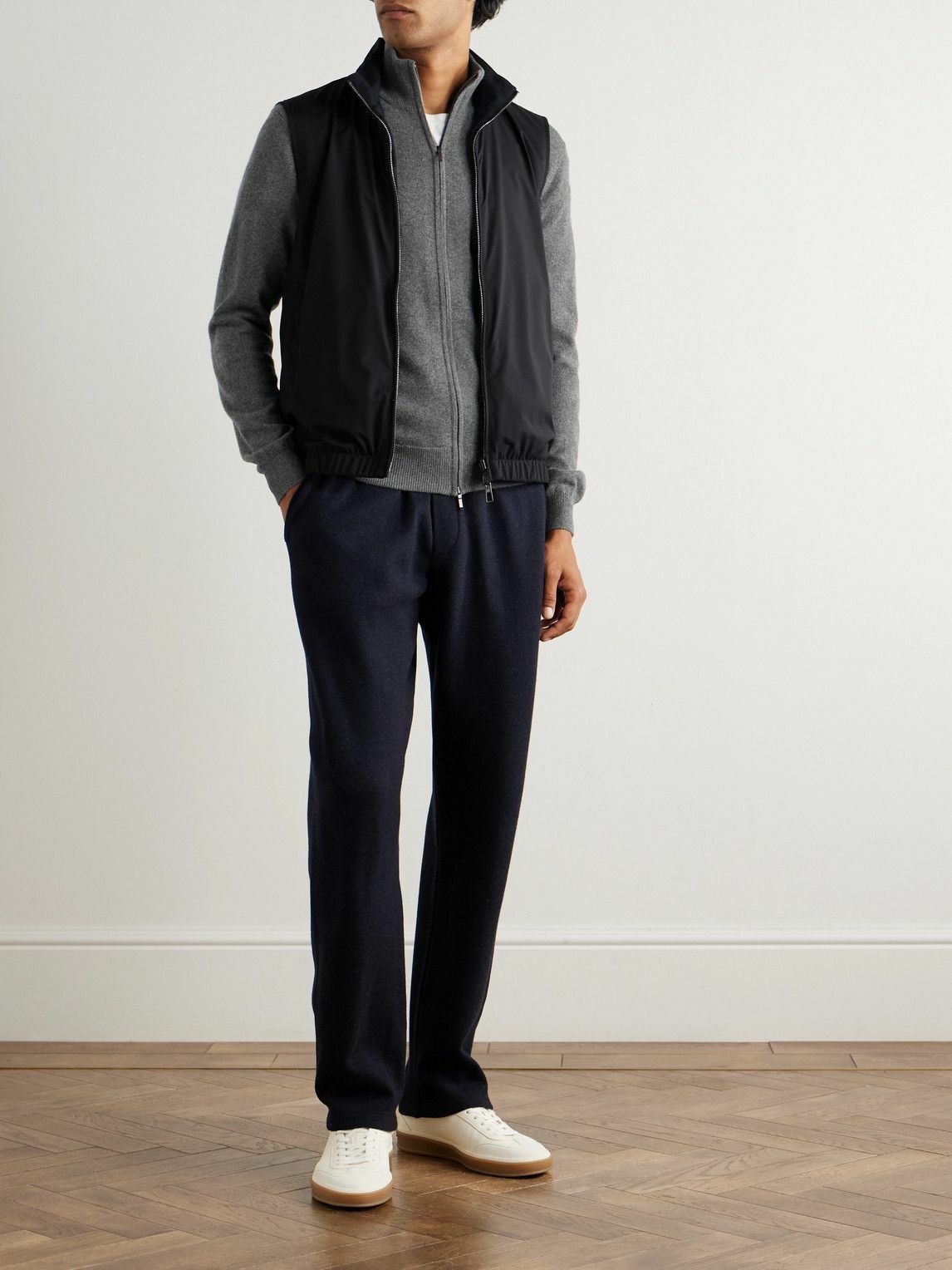Loro Piana - Cashmere Zip-Up Sweater - Gray Loro Piana