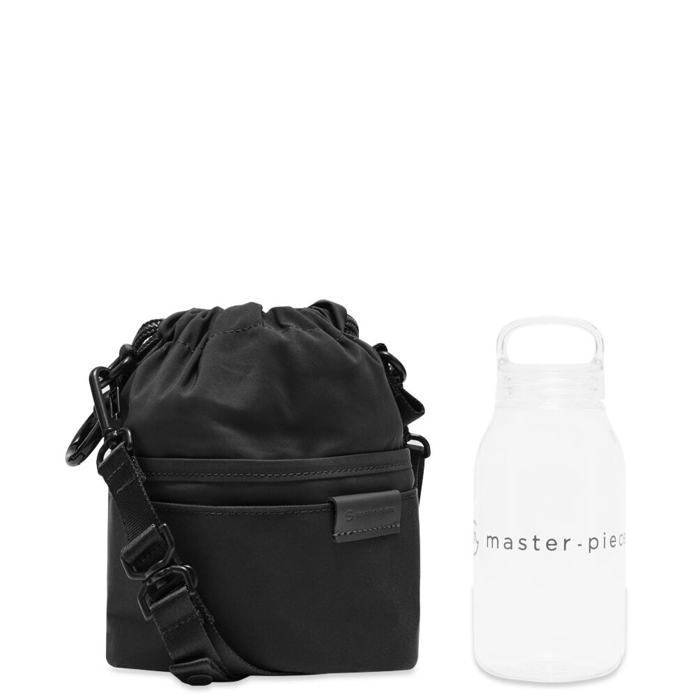 MasterPiece Men's Kinto Edition SaHou Drawstring Bag in Black Master