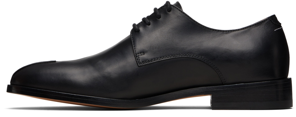 MM6 Maison Margiela Black New Classic Stitch Derbys