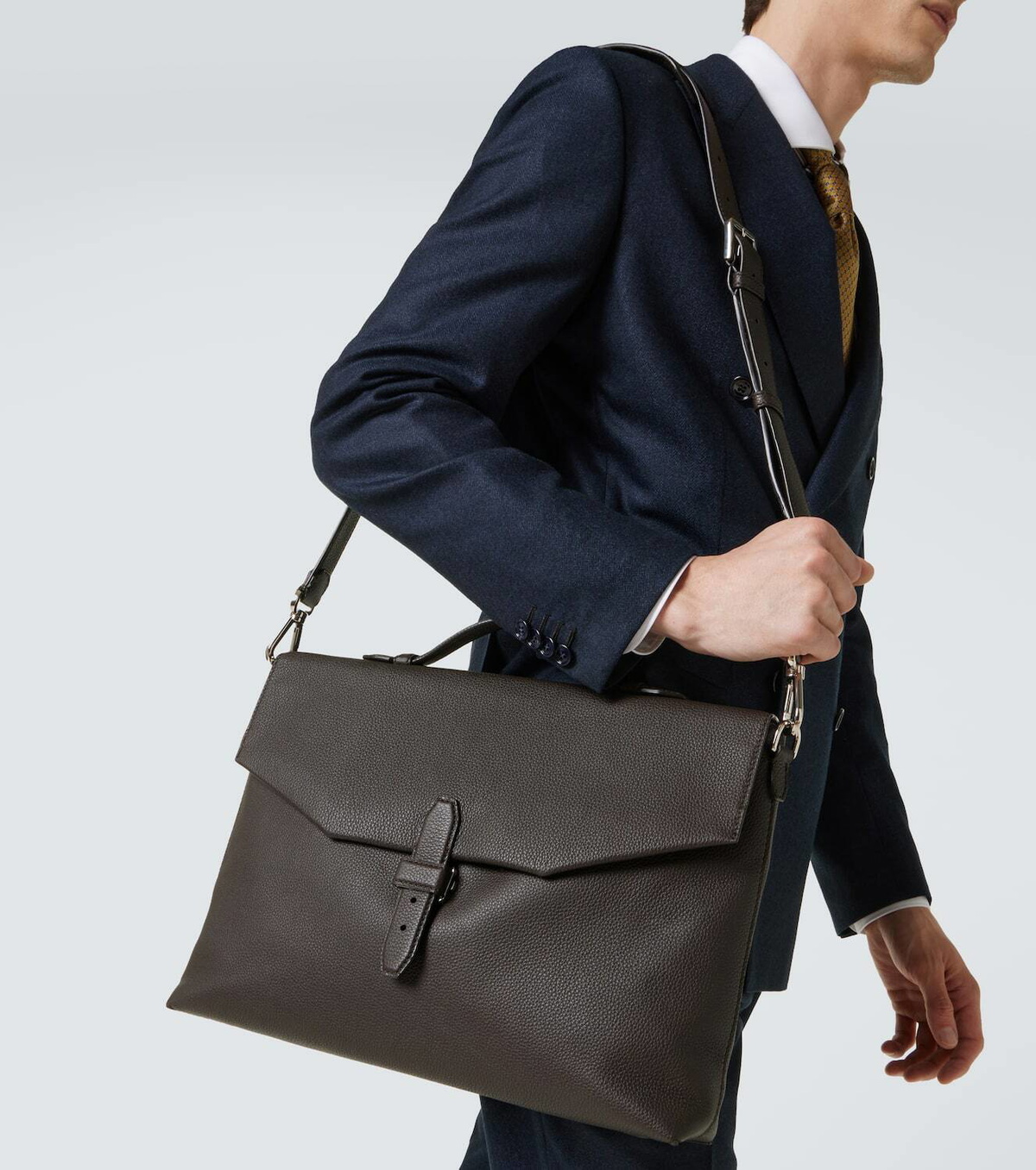 Brioni Leather briefcase