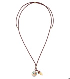 Chloe - Jemma leather and quartz necklace