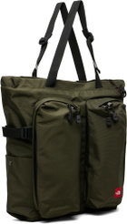 The North Face Green TNF Red Box Tote
