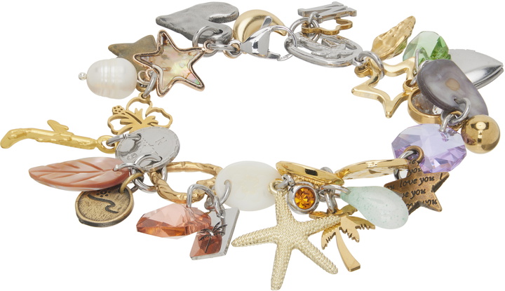 Photo: Marland Backus Silver & Gold Castaway Charm Bracelet